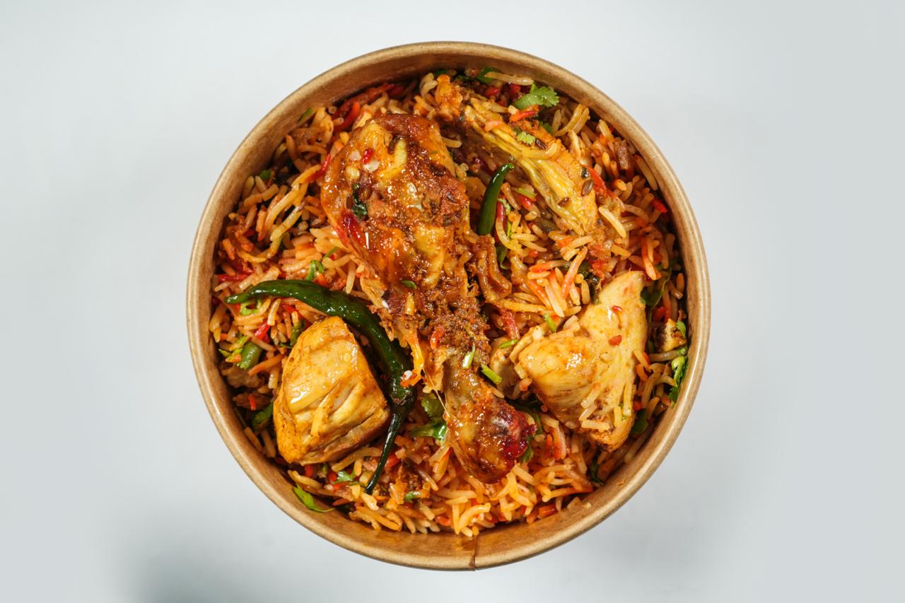 BBQ Chicken Biryani