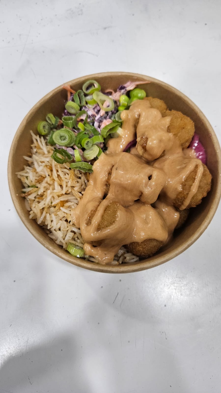 Chilli Garlic Mushroom Rice Bowl
